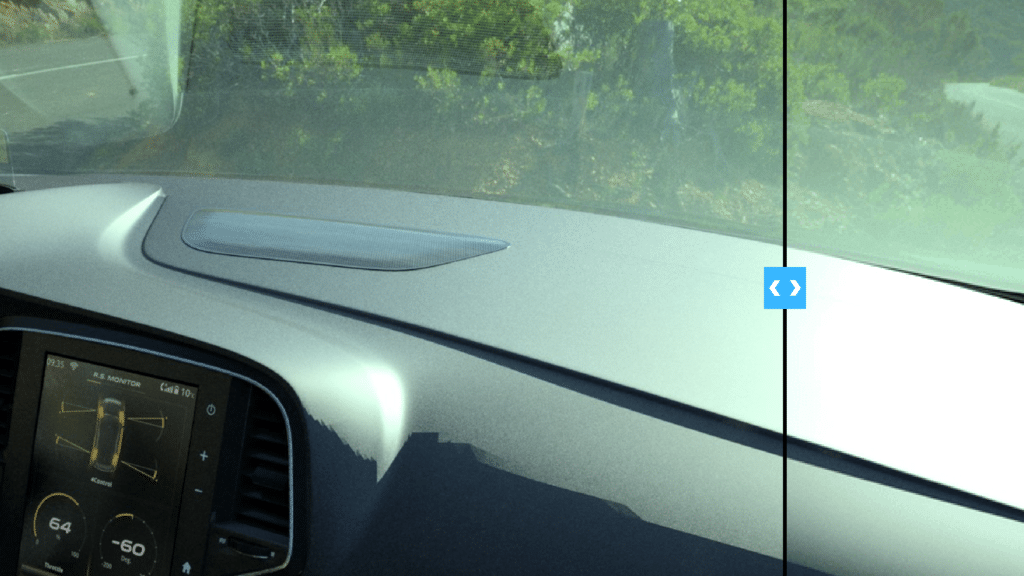 Analysis of light reflections on textured plastics