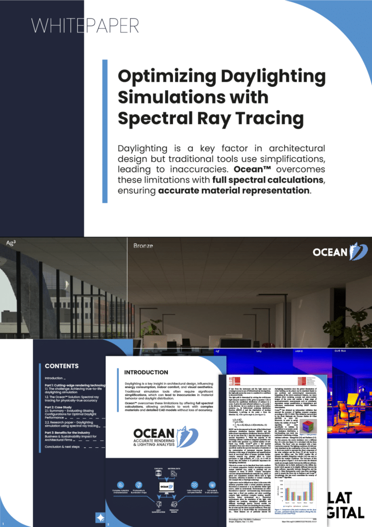 whitepaper accurate daylighting studies with spectral ray tracing