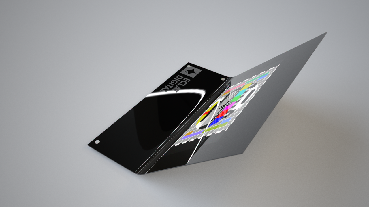 display with no surfacic treatment